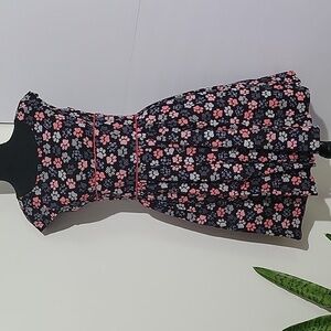 NWT Retrolicious Modcloth Black Animal Paw Print Dress with Pockets Size Small